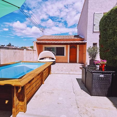 Studio Privatif Climatise , Terrasse Et Piscine แปร์นส์-เลส์-ฟงแตนส์ ภายนอก รูปภาพ
